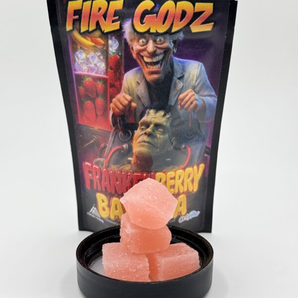 🍓🍌 Fire Godz Gummies – Frankenberry Banana