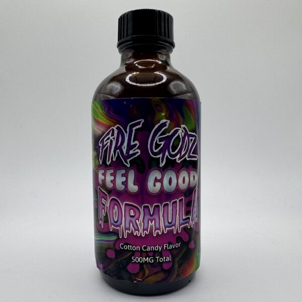 🍬🔥 Fire Godz – Feel Good Formula Canna Syrup - Cotton Candy